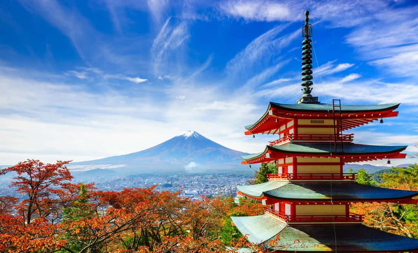 From Tokyo: Mount Fuji Full-Day Sightseeing Trip - Arakurayama Sengen Park and the Chureito Pagoda view