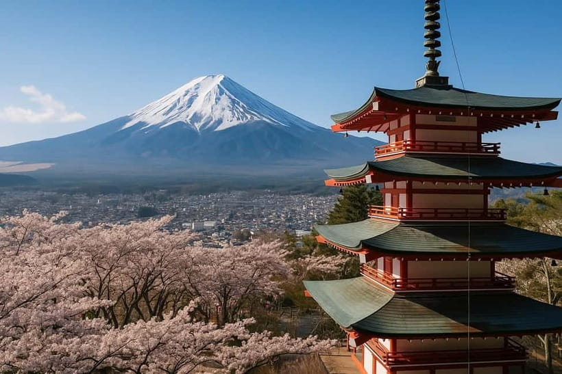 From Tokyo: Mount Fuji One-Day Private Customizable Tour - Arakurayama Sengen Park and the famous Fuji view