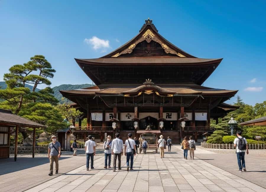 From Tokyo: Snow Monkeys and Zenkoji Temple Day Trip - Watching Macaques at the Monkey Park