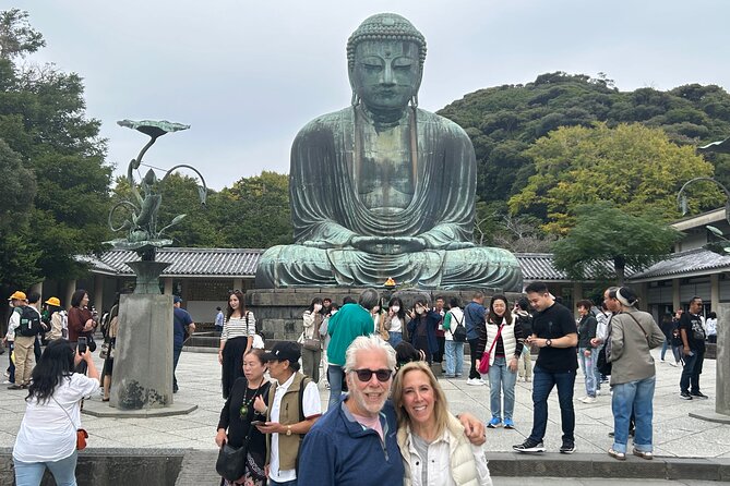 Full Day Kamakura Tour, From/To Tokyo, Yokohama, 2- 12 guests - Kotoku-in and the 11.4-meter Great Buddha