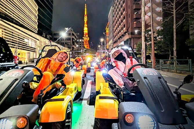 Go Karting Tokyo Uptown Experience|7 Top Destinations in 120 Mins - Tokyo sightseeing from behind a go-kart wheel