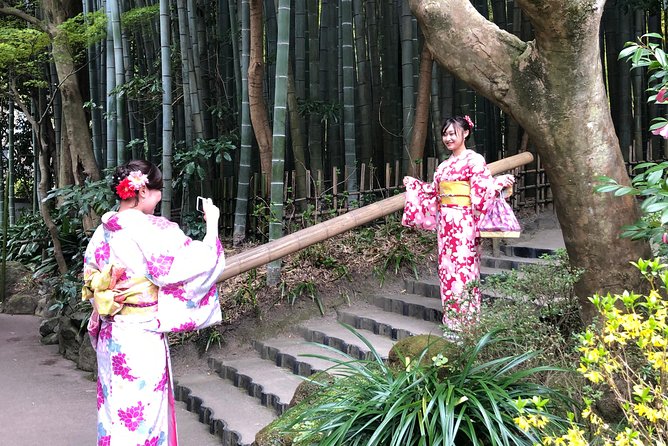 Historic Kamakura: Temples, Shrines and Street Food Private Walking Tour - Hokoku-ji: green tea inside the bamboo grove