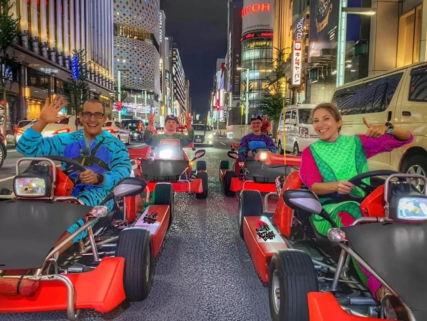 Iconic Tokyo Uptown Landmarks Go Kart Tour (120 Minutes) - Tokyo Tower from the road