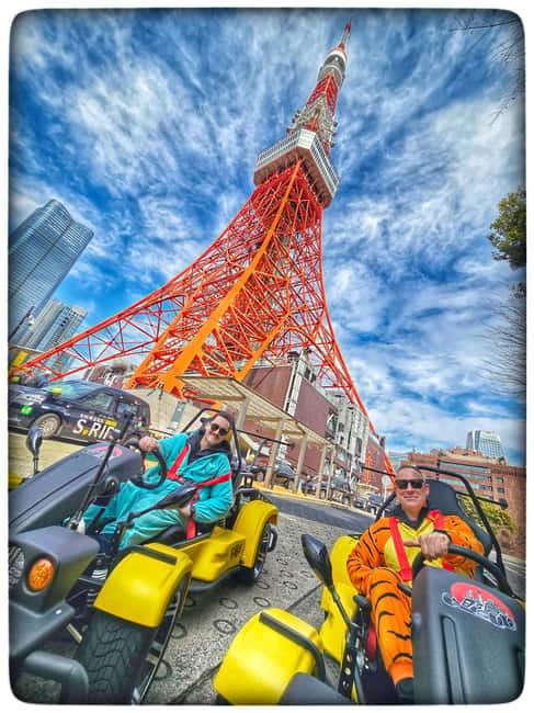 Iconic Tokyo Uptown Landmarks Go Kart Tour (120 Minutes) - Ginza after dark and the Kabukiza Theatre