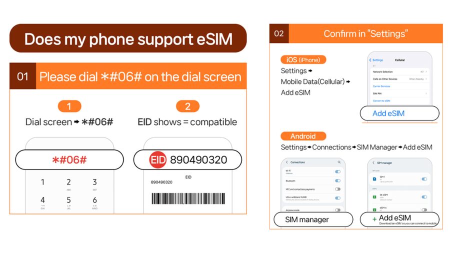 Japan: eSIM with Unlimited Local 4G/5G Data - Installing the eSIM before you fly