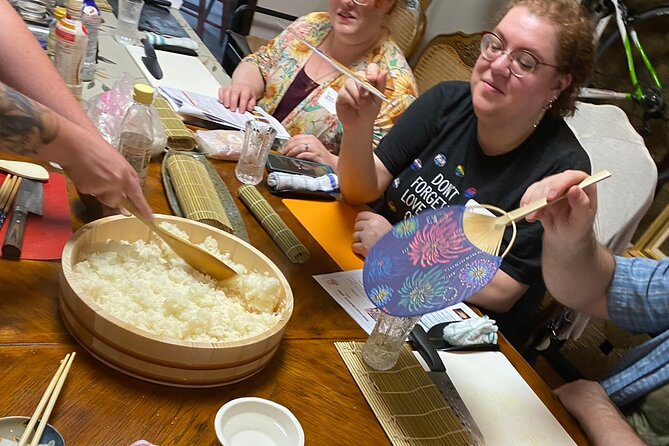 Japanese Cooking Class and Cultural Experience Around Tokyo - From kitchen work to a sit-down meal