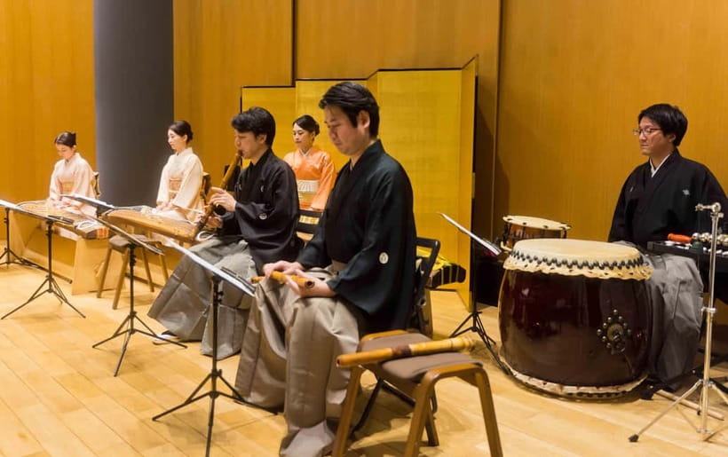 Japanese Traditional Music Show in Tokyo - Koto, shamisen, shakuhachi, and taiko
