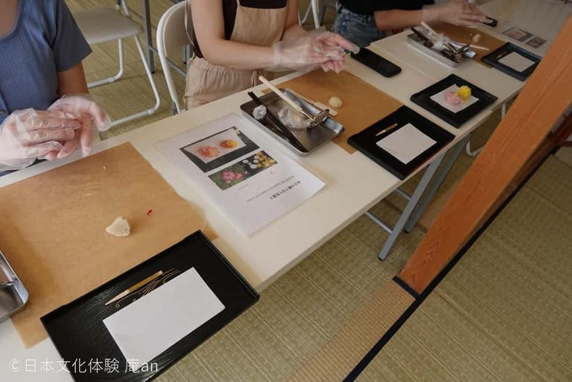 Japanese Traditional Sweets making - Making Edible Seasonal Art in 65 Minutes