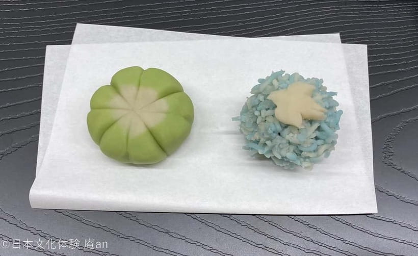 Japanese Traditional Sweets making - The Flower-Shaped Nerikiri Comes First