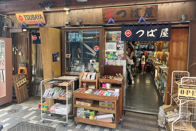 Kappabashi Knife Shopping Tour with Government-Licensed Guide - Booking details worth knowing