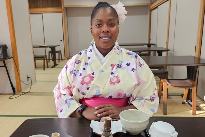 Kimono and Tea Ceremony in Asakusa Private Food Tour With Guide - Tea ceremony in traditional clothing