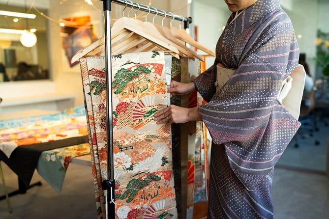Kimono Art Workshop in Tokyo - Making the Art Panel Without Needing Craft Skills