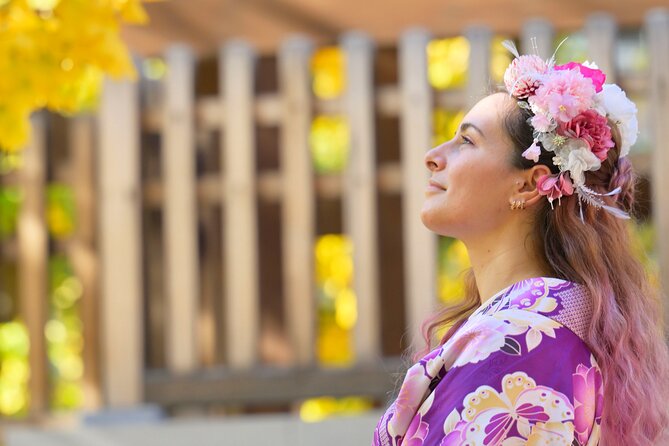 Kimono rental in Asakusa Tokyo - The matcha lesson adds meaning to the outfit