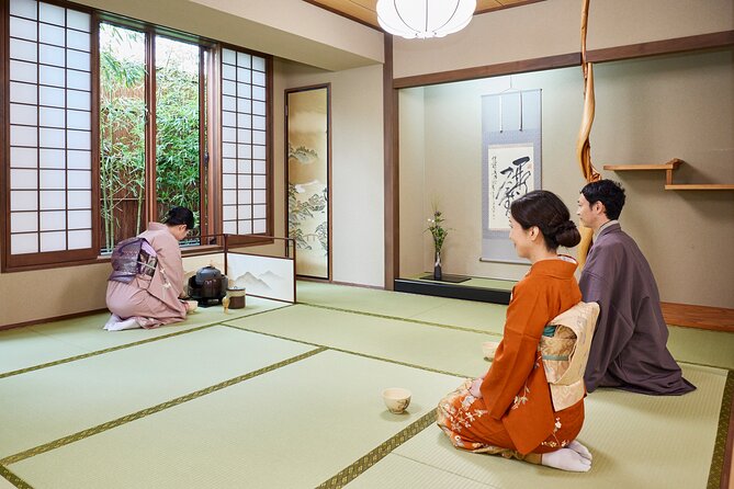 Kimono Tea Ceremony at Tokyo, Asakusa Maikoya - Whisking Your Own Matcha