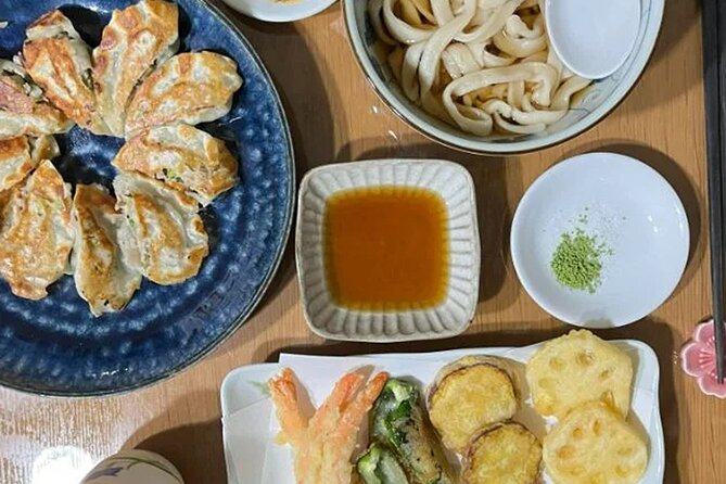 Learn to Make Home Style Tempura Udon and Gyoza - Timing, location, and group planning