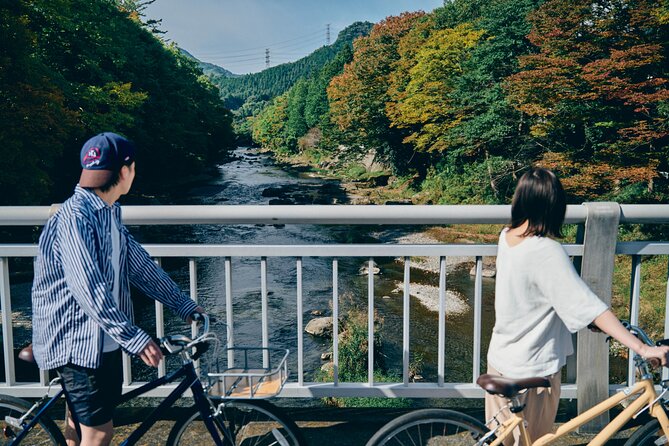 Little Adventure with Cycling in Tokyo No. 1 Crystal Clear River - Walking through the river to a waterfall