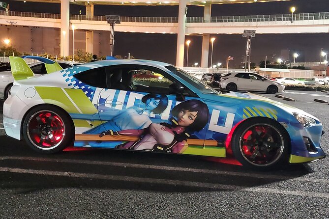 Luxury van Ride to famous car meet up spot Daikoku - What you might see on a strong night