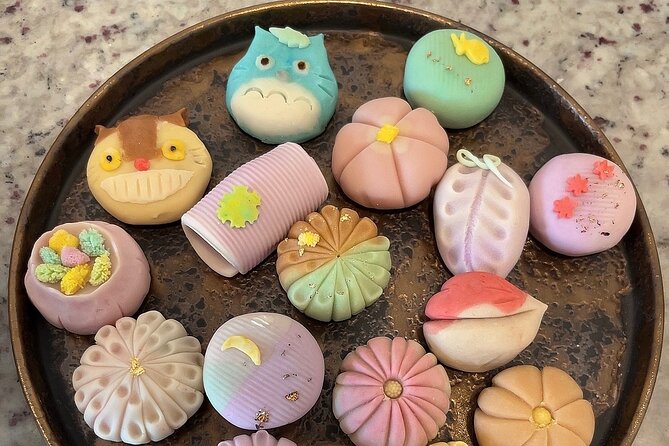 Make Traditional Nerikiri Sweets & Matcha experience in Shibuya - Shaping nerikiri instead of just eating it