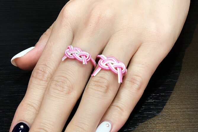 Mizuhiki Accessories Crafting in Asakusa Tokyo - Finding Pink.Asakusa in the Fourth-Floor Cafe
