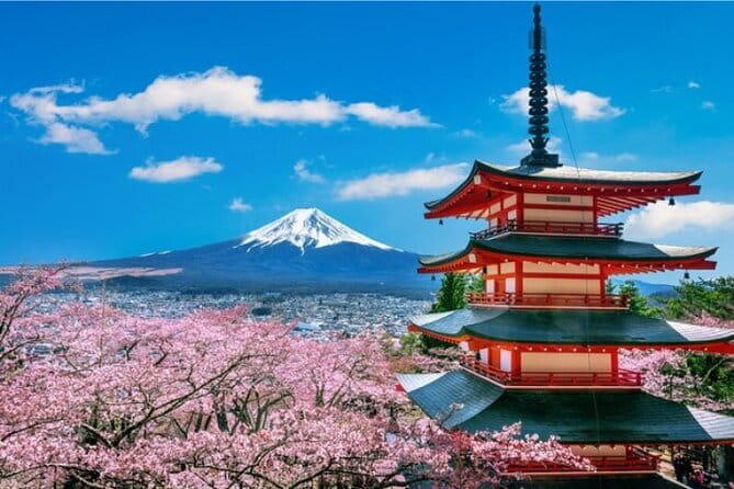Mount Fuji and Hakone Private Tour with Pickup from Tokyo - Chureito Pagoda and the famous Fuji view