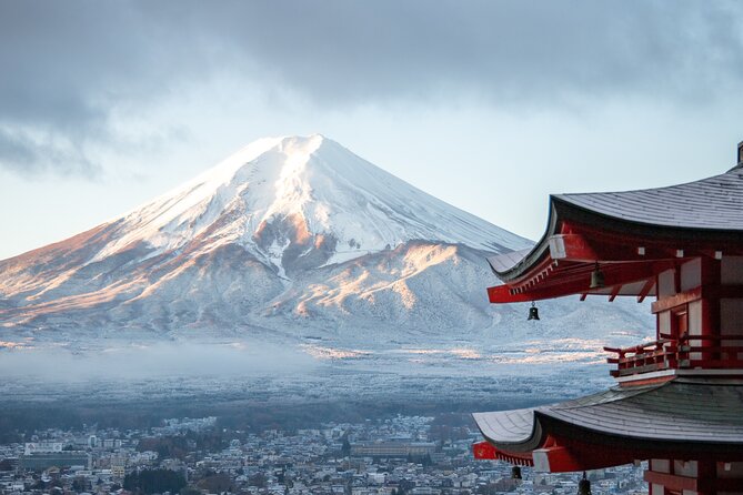 Mount Fuji, Hakone & Lakekawaguchiko Private Group Tour by Car. - Chureito Pagoda and the 400-step climb