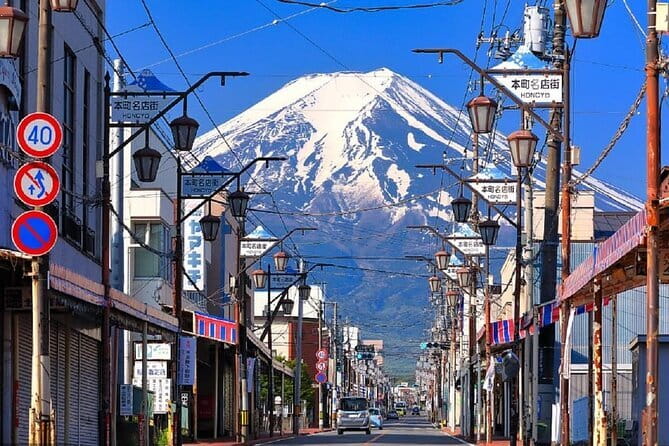 Mt. Fuji and Lake Kawaguchi Scenic 1-Day Bus Tour From Tokyo - Honmachi Street and the Hikawa Clock Shop view