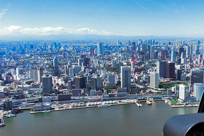 Mt. Fuji & Tokyo Helicopter Tour【90 mins】 : Close to Mt.Fuji! - Yokohama Landmark Tower and the move toward the coast
