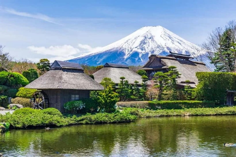 Mt Fuji Top 5 Spots Day Tour: Arakurayama Park,Oshino Hakkai - Oshino Hakkai’s eight clear springs