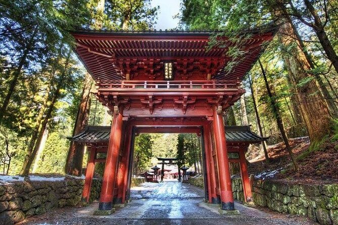 Nikko Full day private experience with English speaking Driver - Shinkyo Bridge and the entrance to old Nikko
