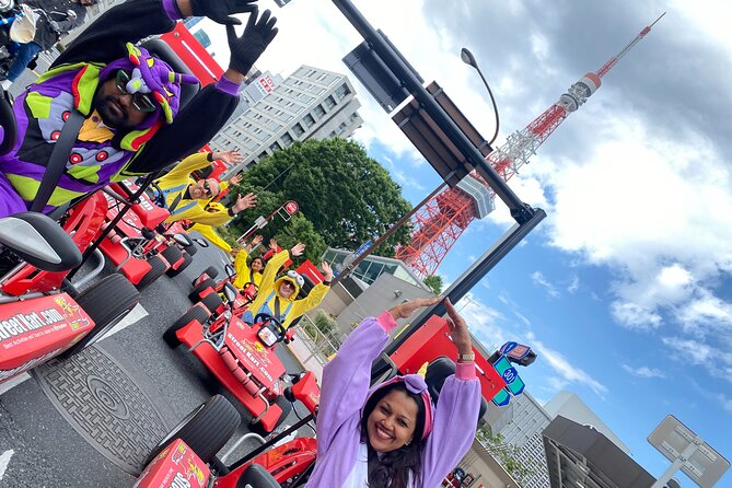 Official Street Go-Kart Tour - Shinagawa Shop - Tokyo Tower is the main payoff