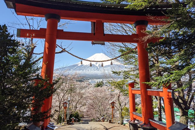 Private Car Tour to Mt. Fuji Lake Kawaguchiko or Hakone - Arakura Sengen Shrine and Chureito Pagoda