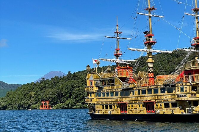 Private Tour to Mt Fuji and Hakone with English Speaking Driver - Lake Ashi, the torii gate, and the optional pirate ship