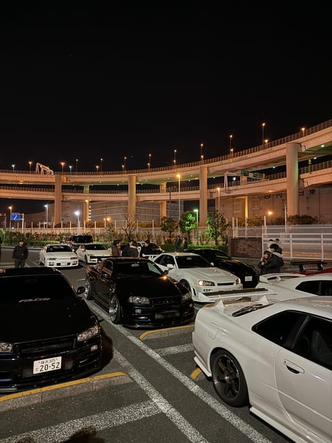 【R34】Tokyo：Private Daikoku tour in Modified R34 - Autobacs Shinonome: the right first stop for car fans