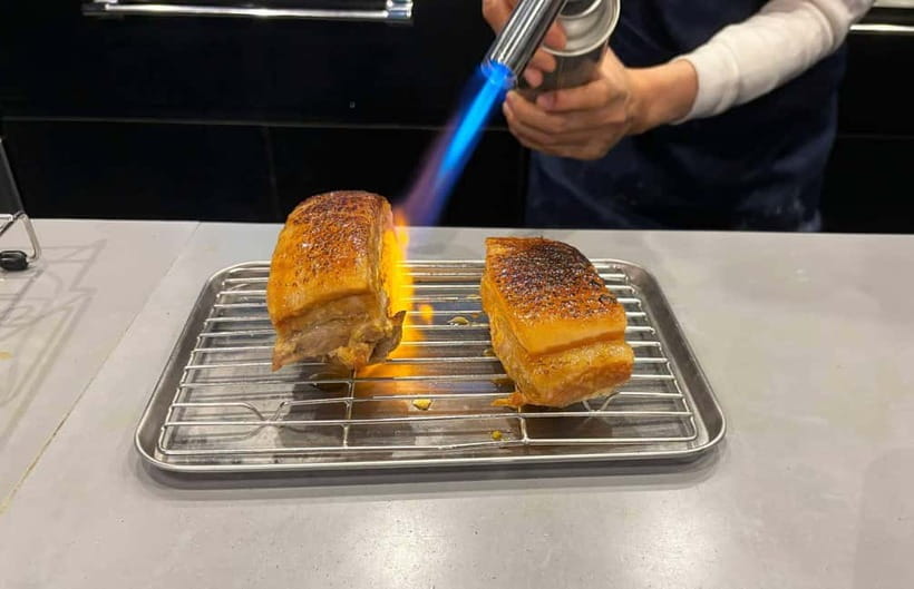 Ramen Making from Scratch +Akihabara Tour –Cooking Class - Preparing broth, chashu pork, and toppings