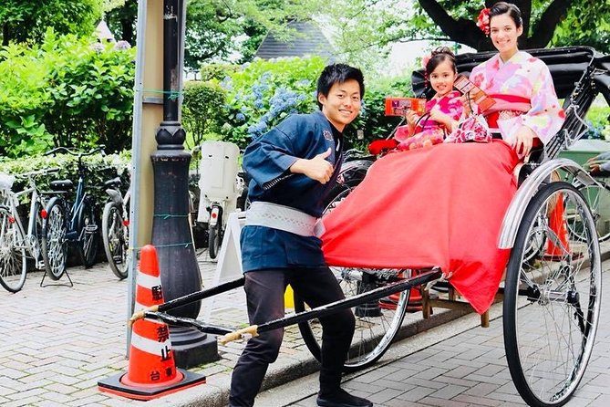 Ride a rickshaw wearing a kimono in Asakusa! Enjoy authentic traditional culture! - Who will enjoy this most