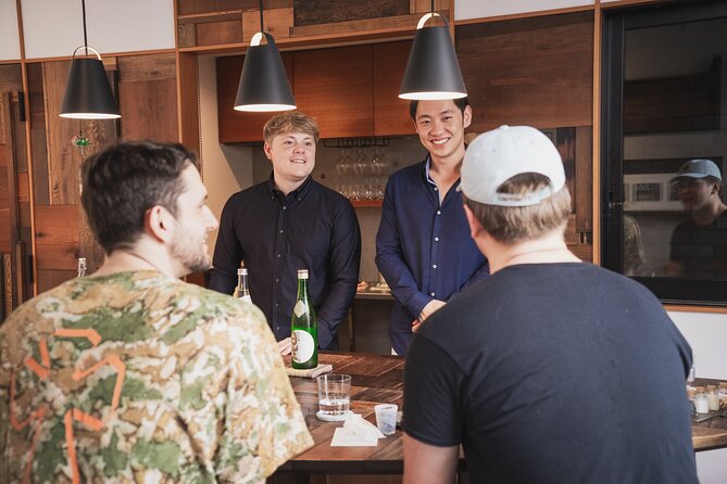 Sake Omakase in Tokyo: Guided Tasting by Certified Sommeliers - The small group and the hosts