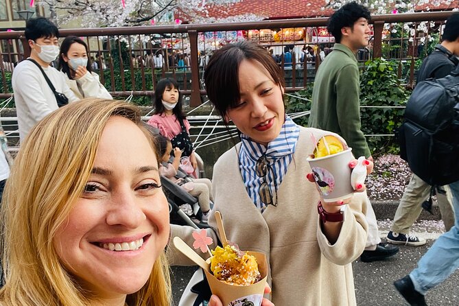 Sake Tasting and Cherry Blossom Fun in Tokyo! - Snacks add more than a break
