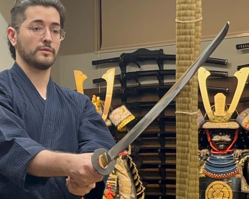 Samurai sword cutting experience - Starting at Samurai Theater Tokyo