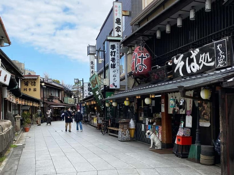 Shibamata: Step Back into Old Japan! - Taishakuten Sandō: a street made for tasting