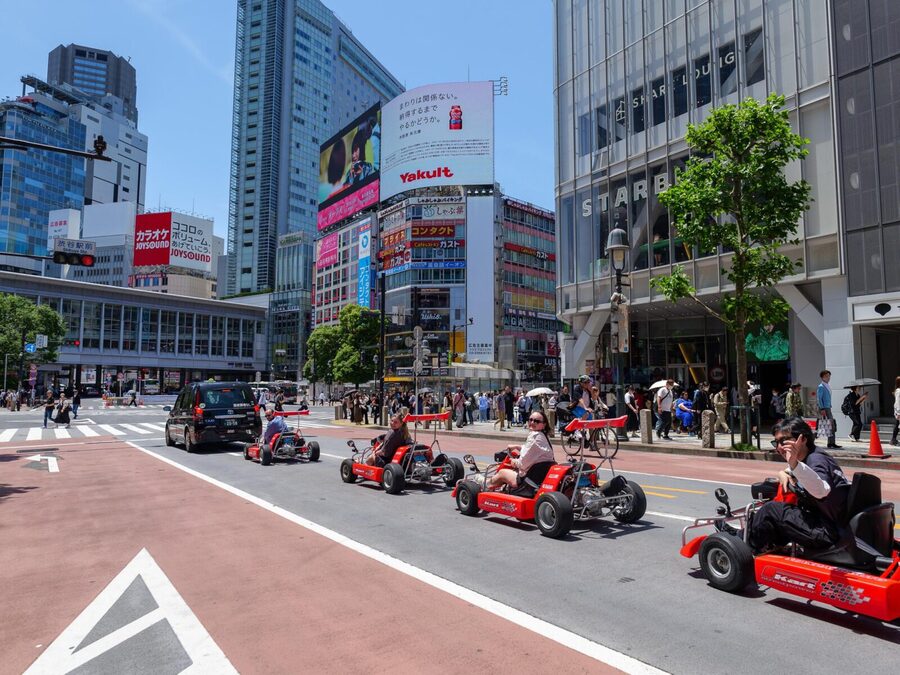 Shibuya#2 Go Karting Tour with Funny Costume - The driving license rule you cannot ignore