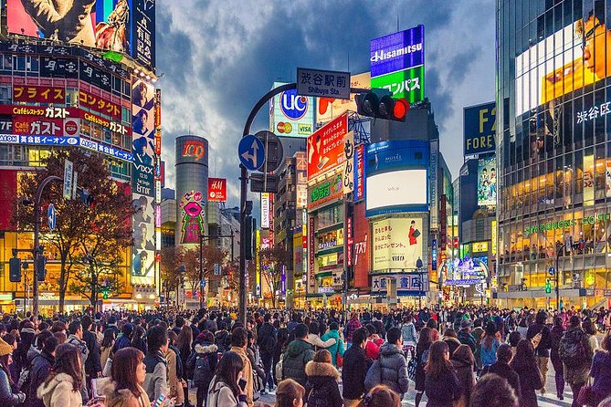 Shibuya All You Can Eat Best Food Tour The Original One in Tokyo - Crossing Shibuya With a Camera Ready