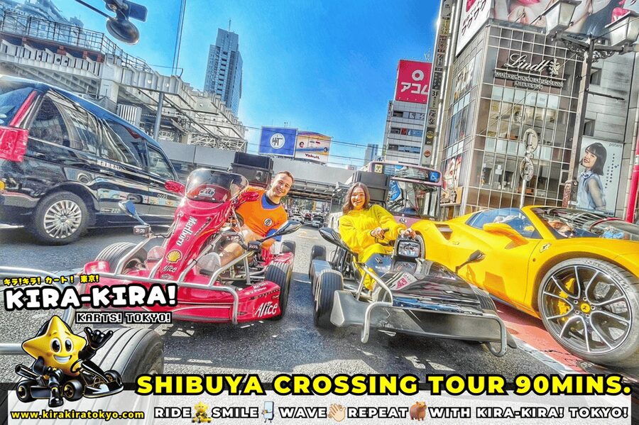 Shibuya Crossing x Tokyo Tower and more! Go-Kart Tour - The guides make or break the ride