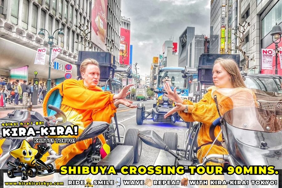 Shibuya Crossing x Tokyo Tower and more! Go-Kart Tour - Safety, driving documents, and clothing rules