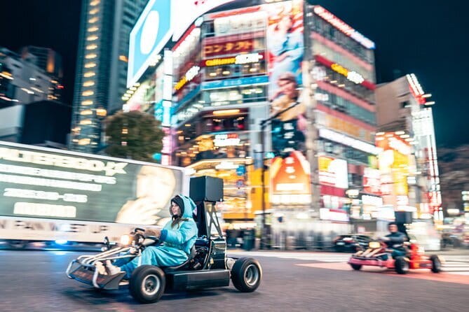 Shibuya Go Karting Tour with Funny Costume - Crossing Shibuya Scramble two or three times