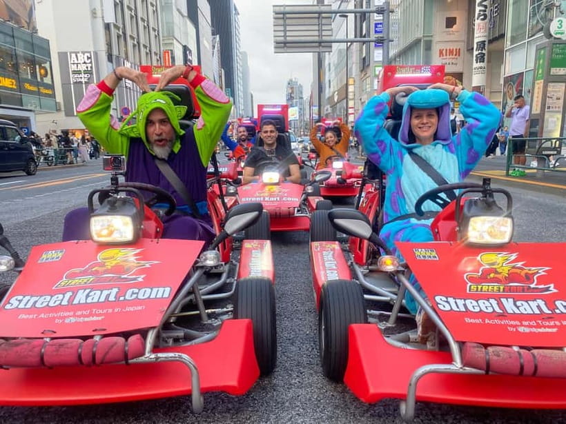 Shibuya: Tokyo Street Go-Kart Tour by Shibuya Annex - The briefing, costume choice, and first turns