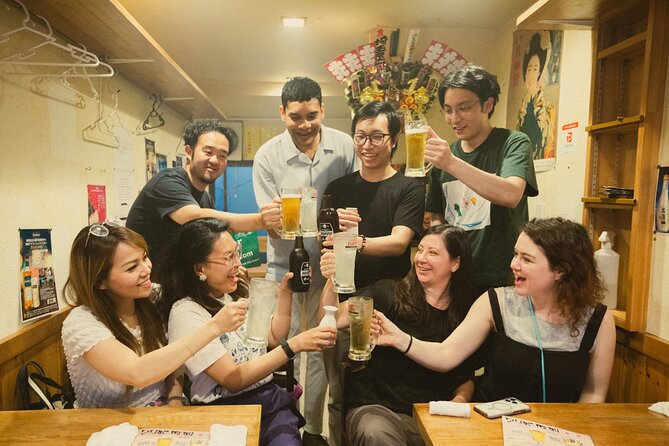 Shinjuku Izakaya and Golden Gai Bar Hopping Tour - The dinner and nomihodai stop