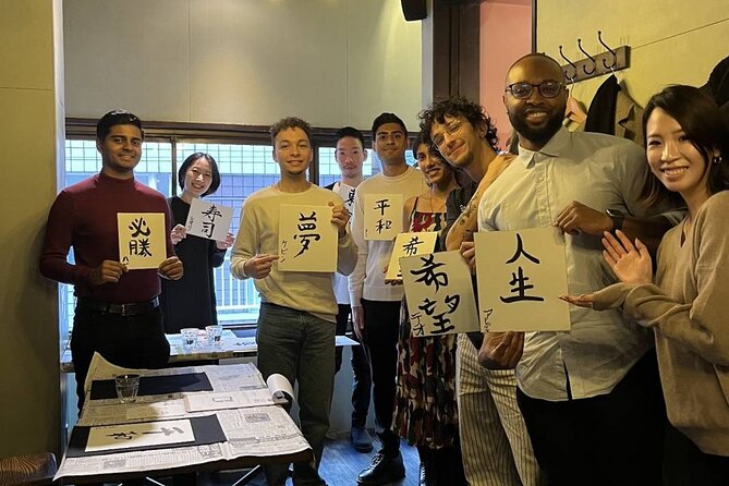 Small Group Japanese Calligraphy Workshop Experience - Why a small group makes a difference