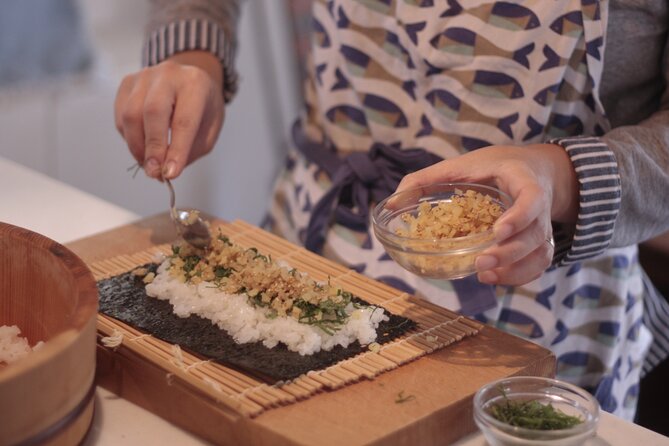 Small Group Sushi roll and Tempura Cooking Class in Nakano - Key points to know before booking