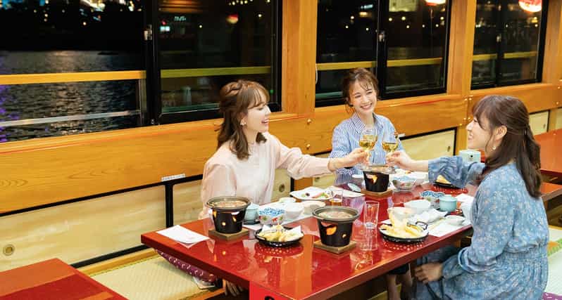 Sumida River: Japanese Traditional Yakatabune Dinner Cruise - Boarding near Azumabashi in Asakusa