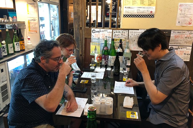 Tasting All Types of Sake with Sommelier - A sake bar beside Louis Vuitton Shinjuku